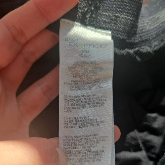 ExOfficio Men's Give-N-Go Briefs – Black Performance Underwear – Size M - Picture 2 of 3